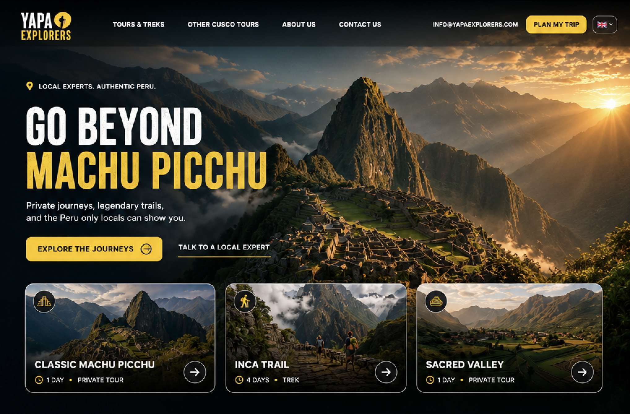 Yapa Explorers website powered by Pathmonk